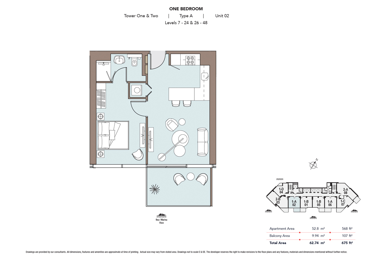 Nautica by Select Group floor plan 1