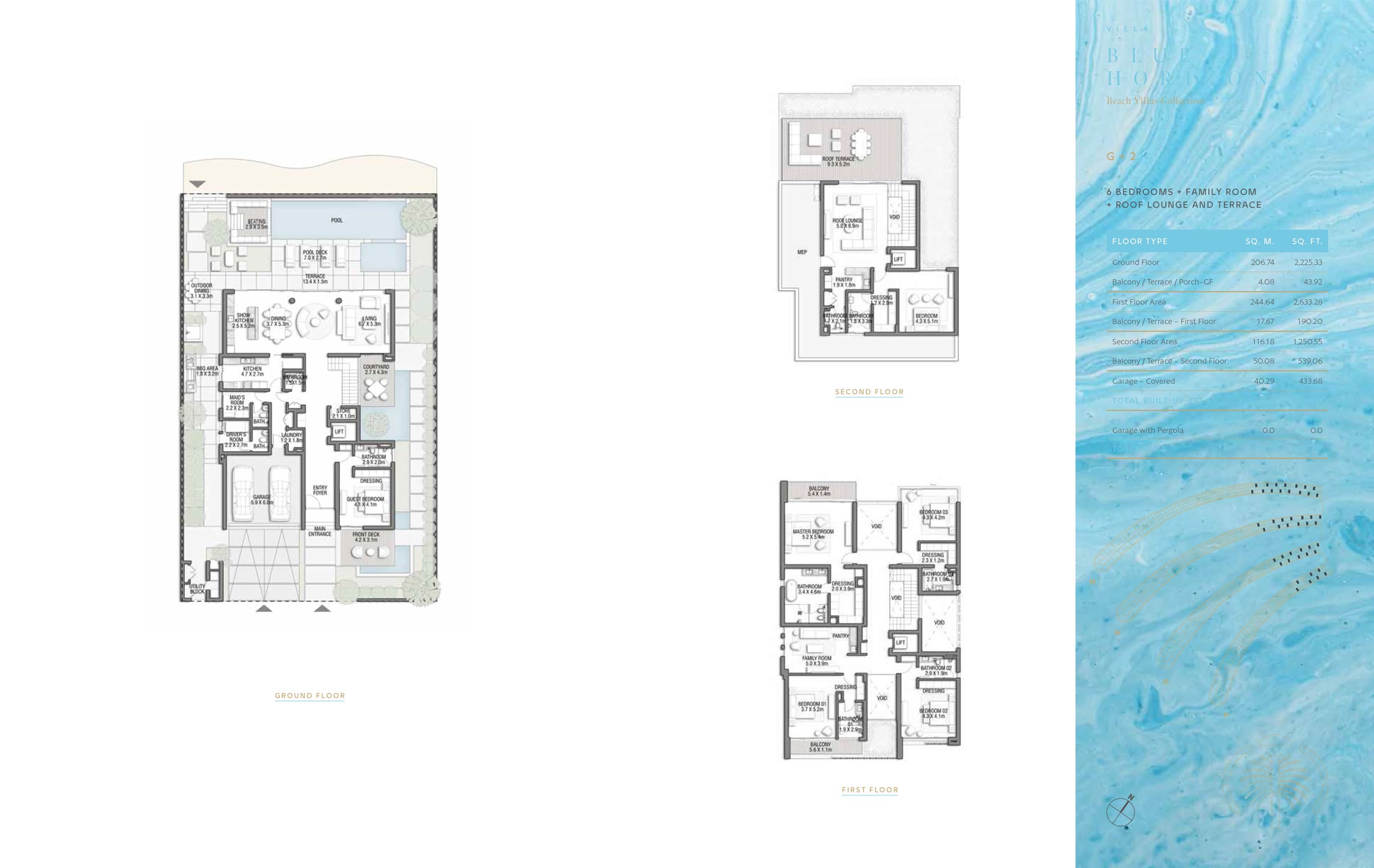 Palm Jebel Ali Villas floor plan 2
