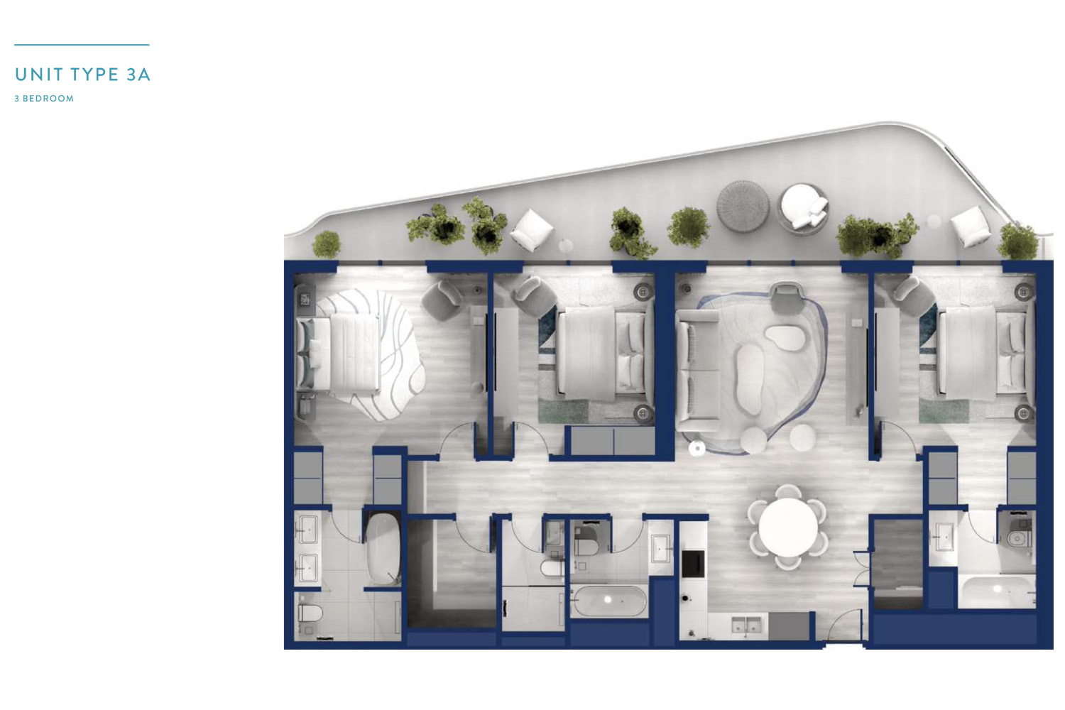 Aldar Nikki Beach Residences floor plan 3