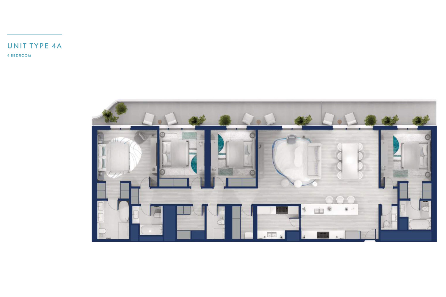 Aldar Nikki Beach Residences floor plan 4