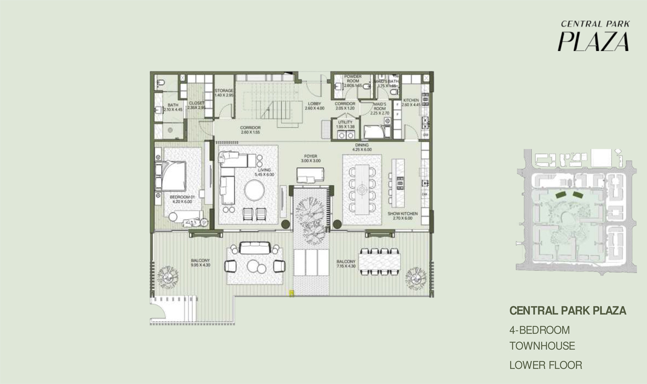 Central Park Plaza floor plan 8