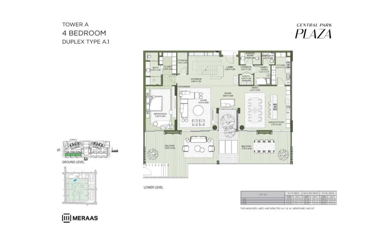 Central Park Plaza floor plan 6