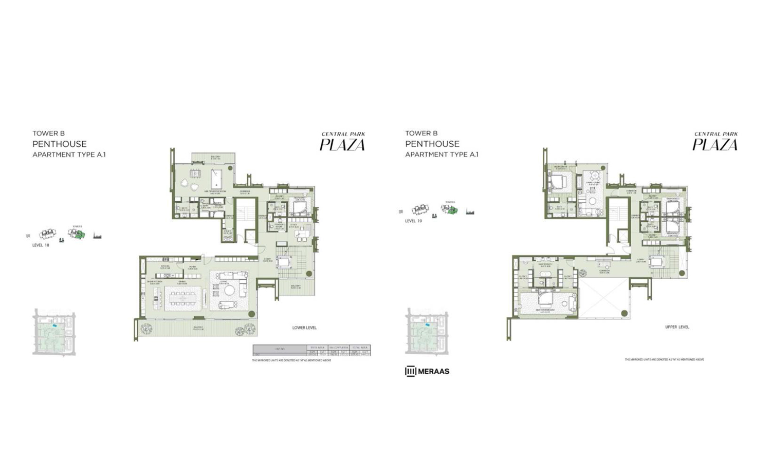 Central Park Plaza floor plan 7