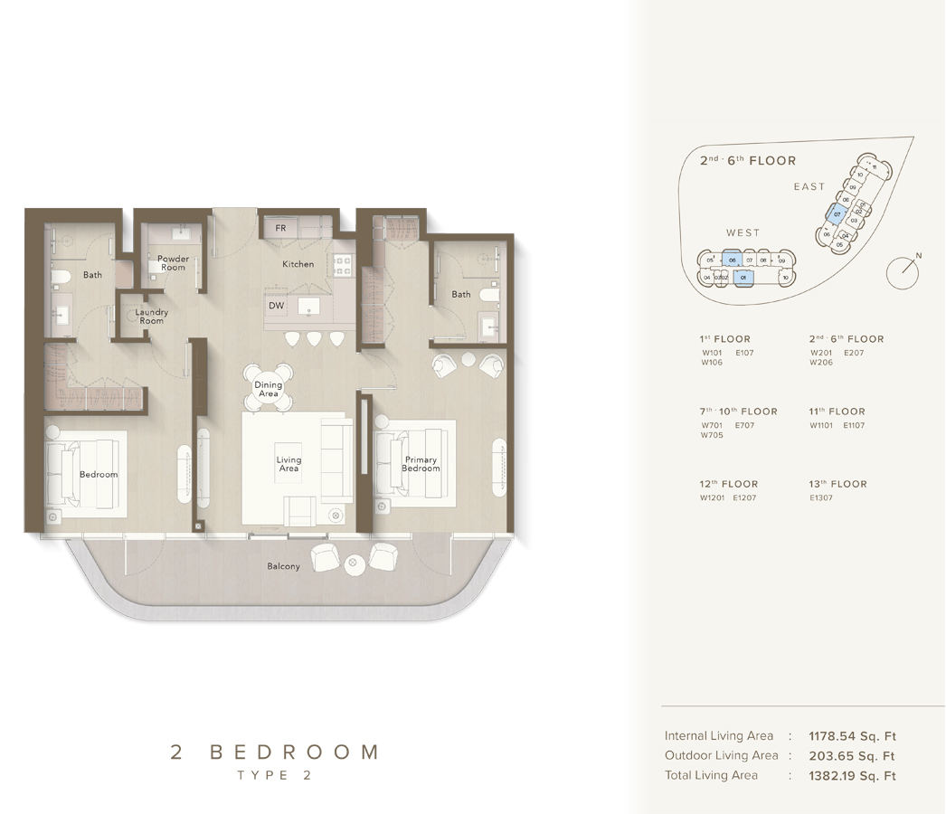 Ellington Views 1 floor plan 5