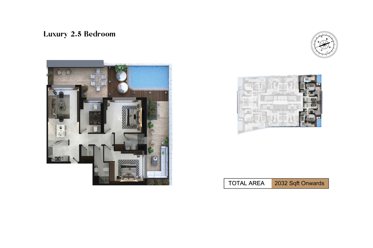 Adhara Star at Arjan floor plan 3