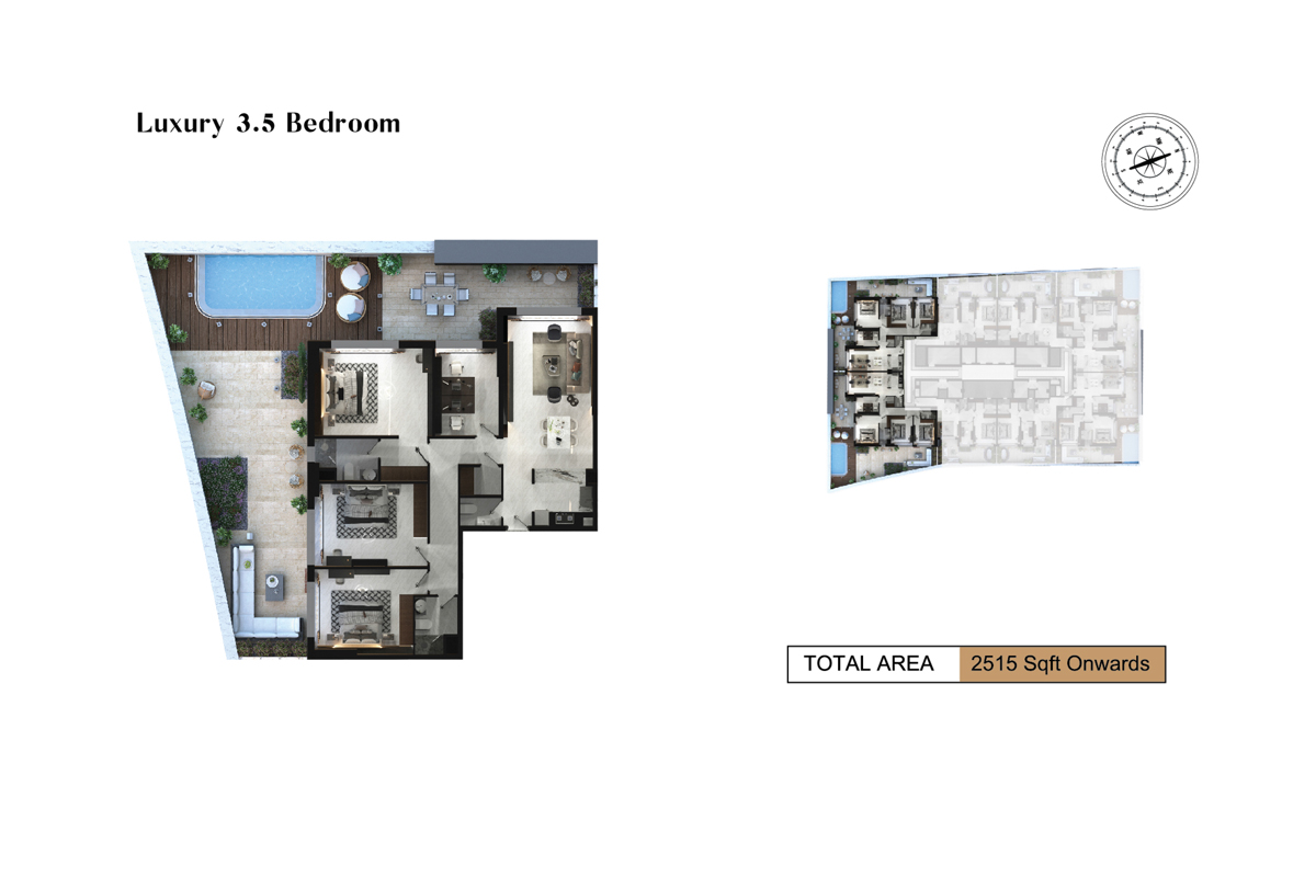 Adhara Star at Arjan floor plan 4
