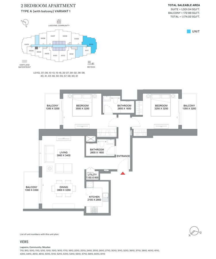 350 Riverside Crescent floor plan 2