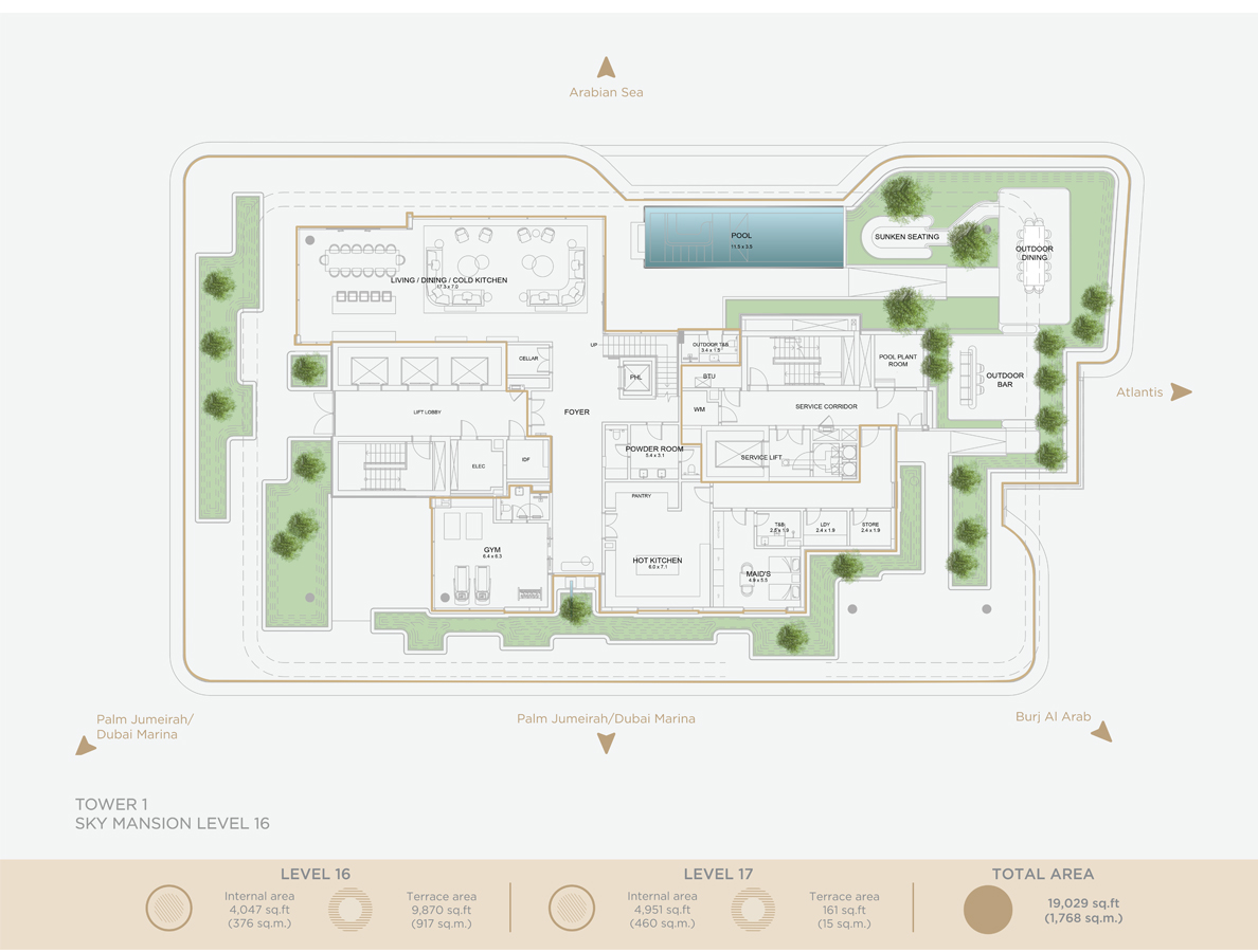 Serenia Living floor plan 1