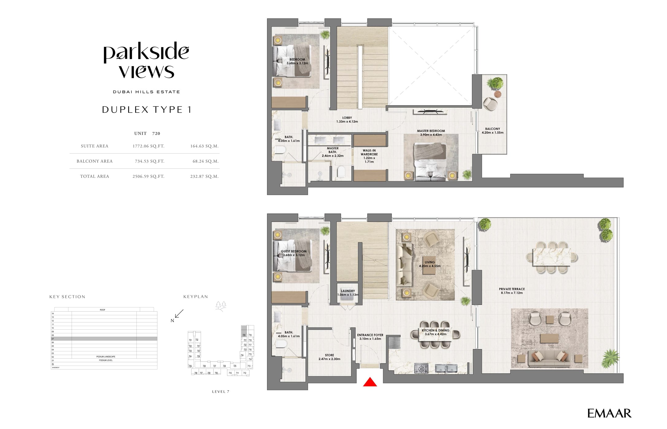 Emaar Parkside Views floor plan 4