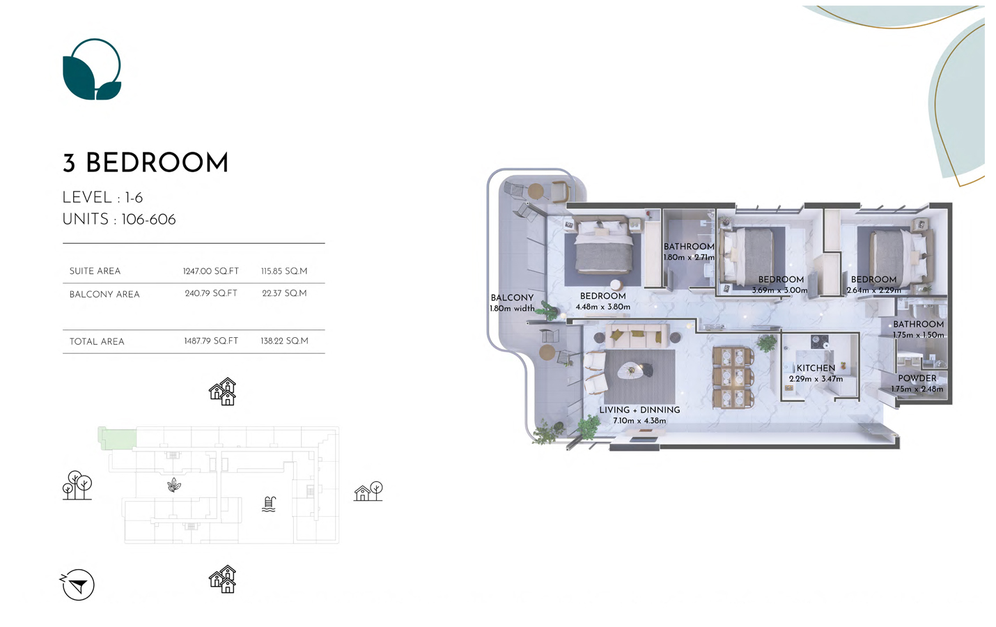 Olivia Residences floor plan 4