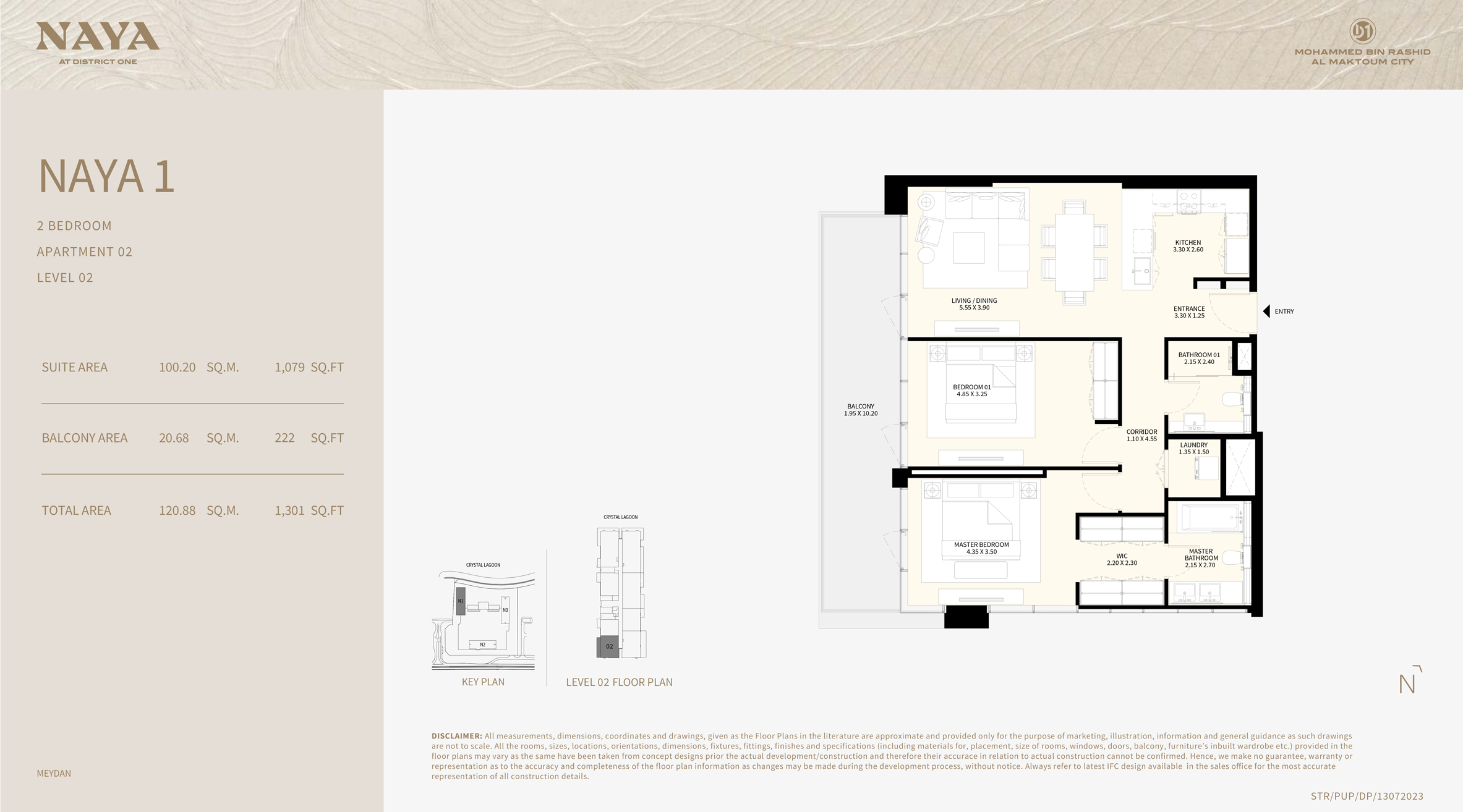 Naya at District One floor plan 3
