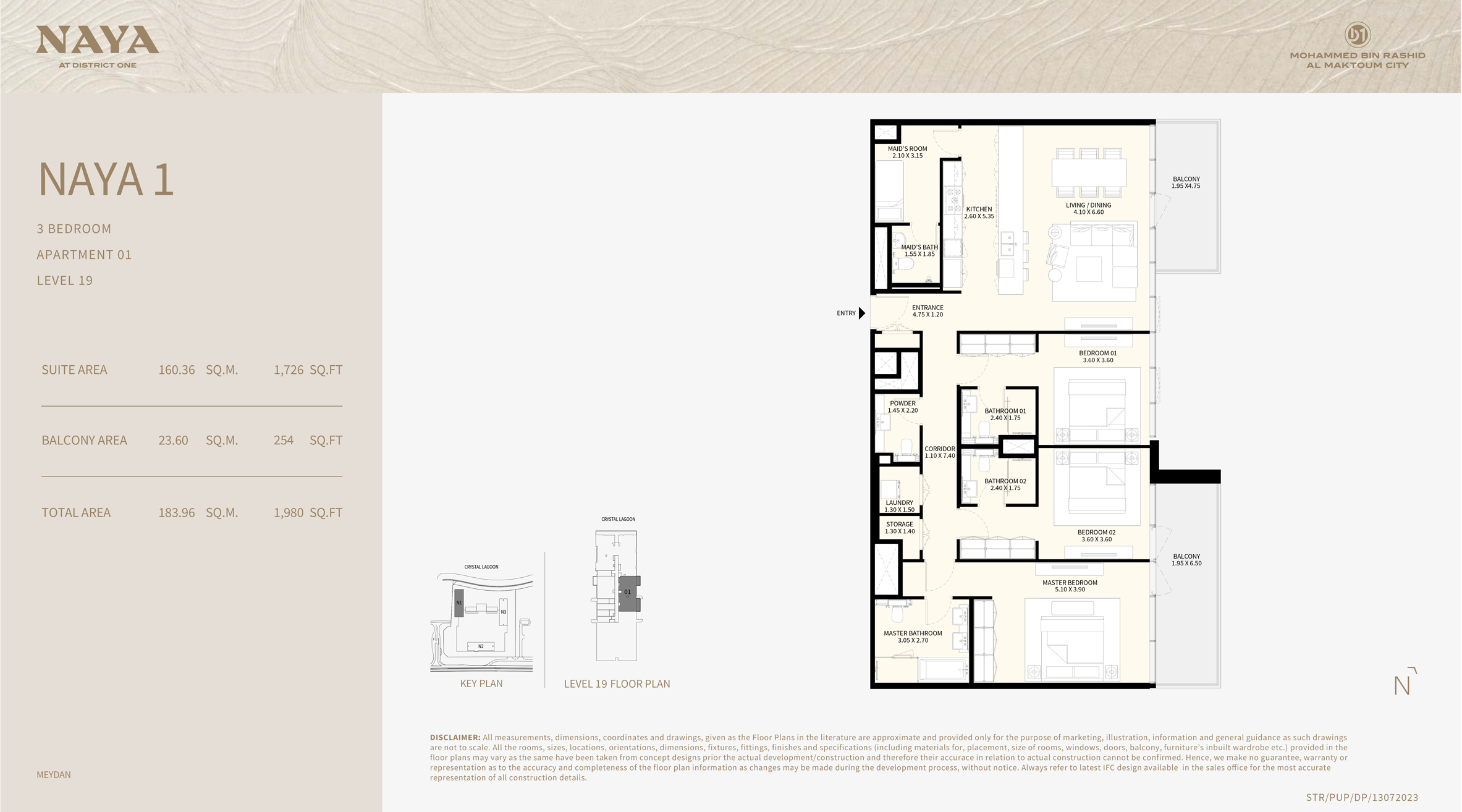 Naya at District One floor plan 4