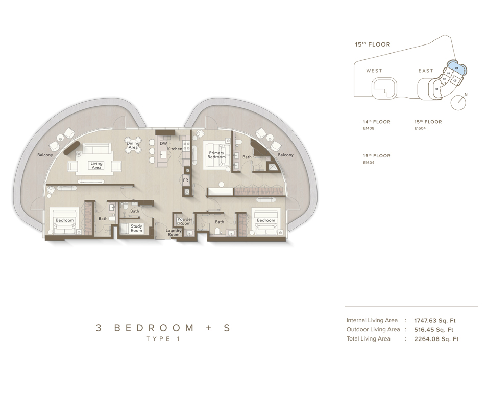 Ellington Views 2 floor plan 5
