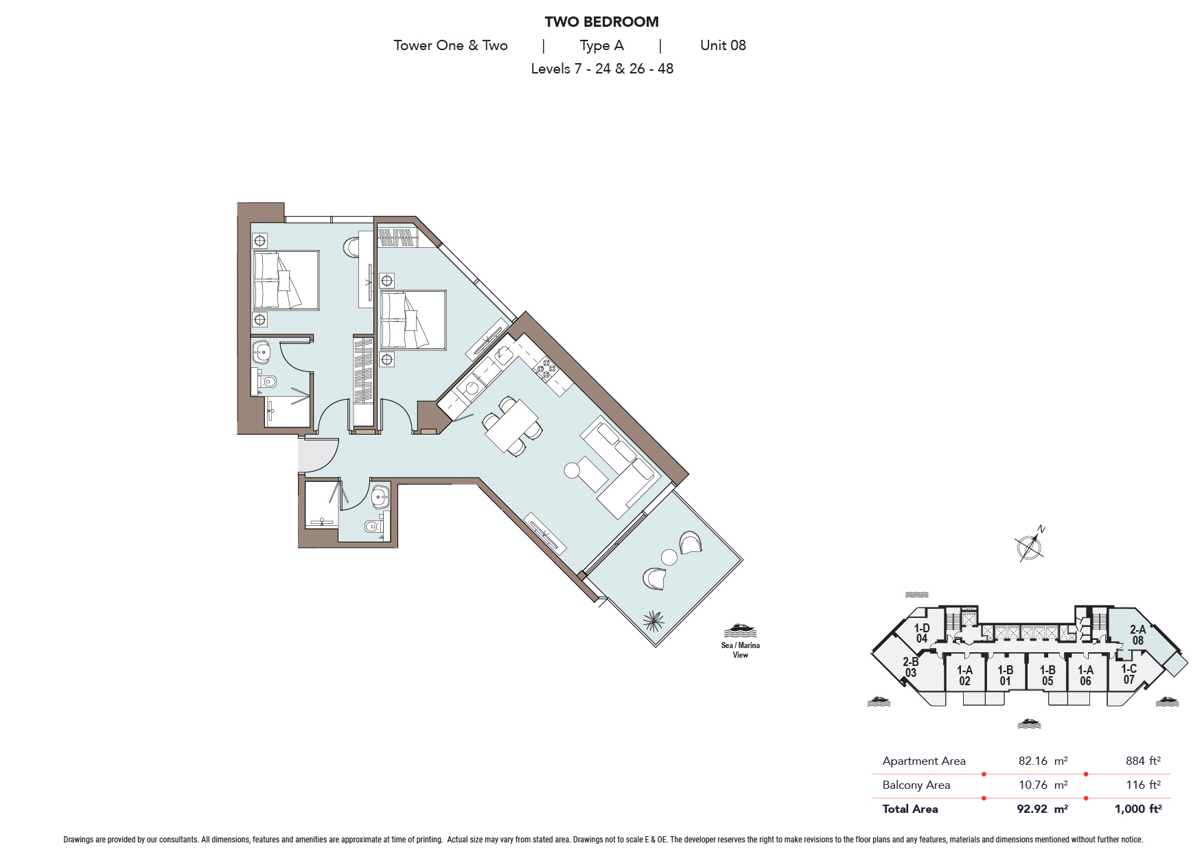 Nautica 2 by Select Group floor plan 3