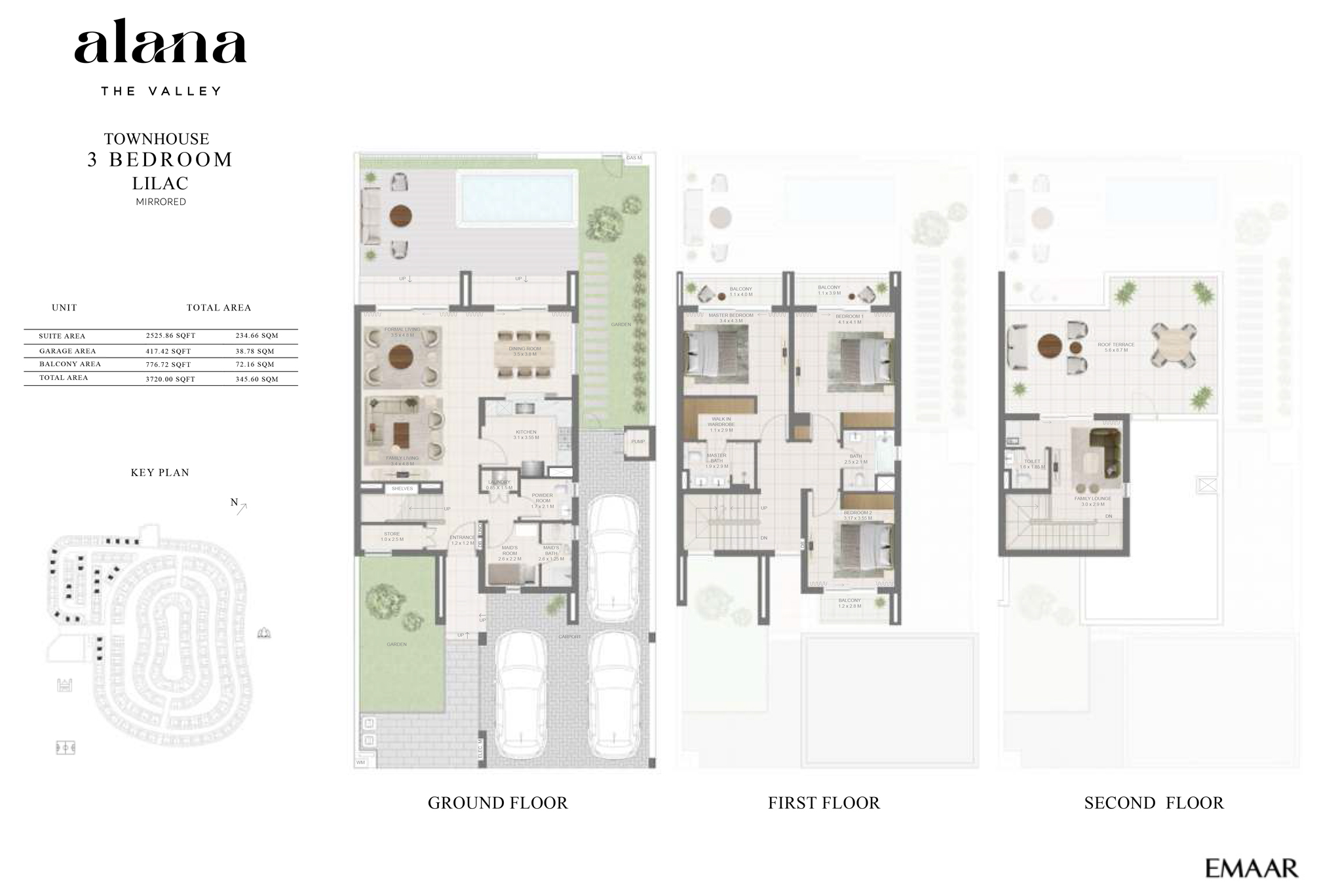 Alana The Valley floor plan 1