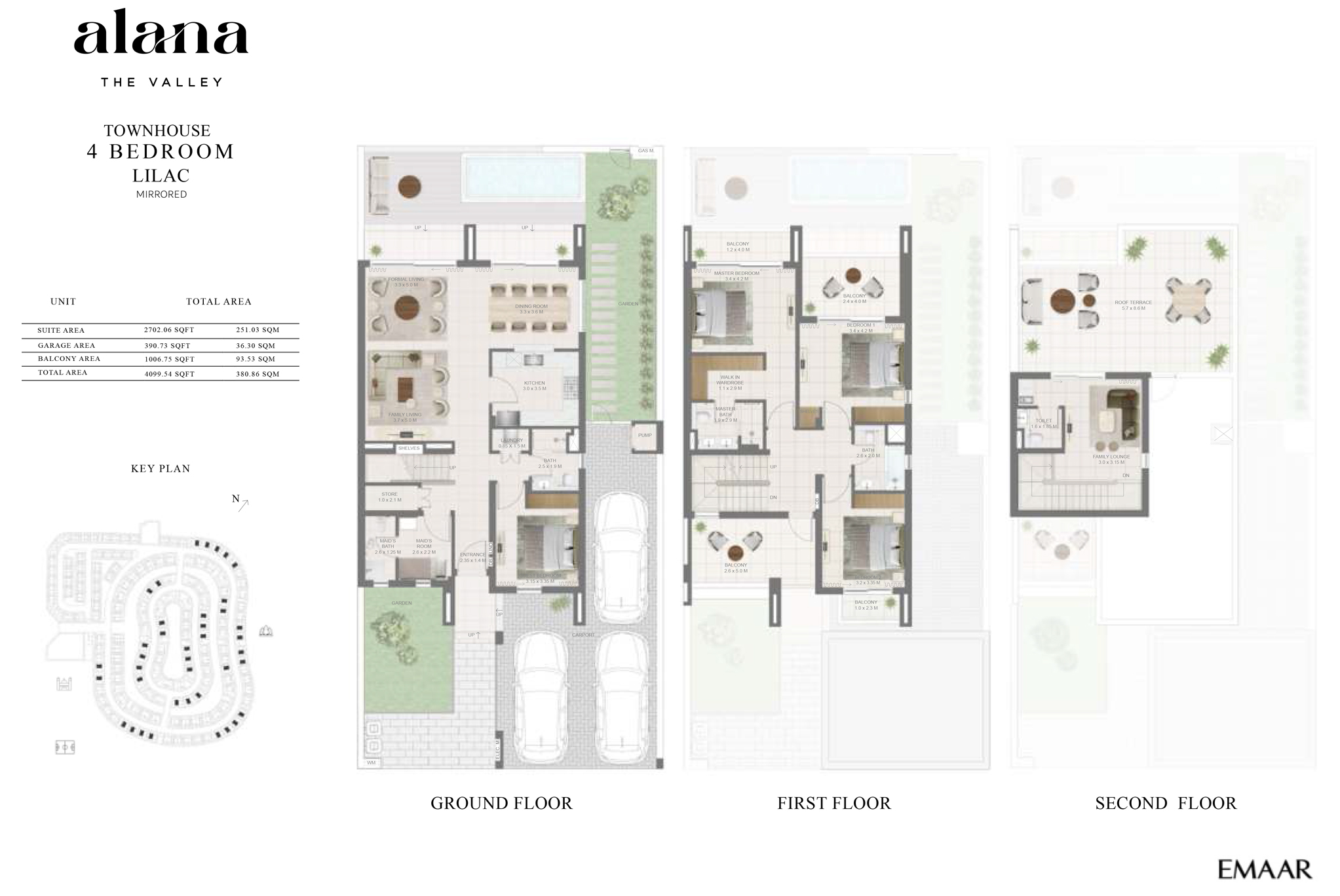 Alana The Valley floor plan 3