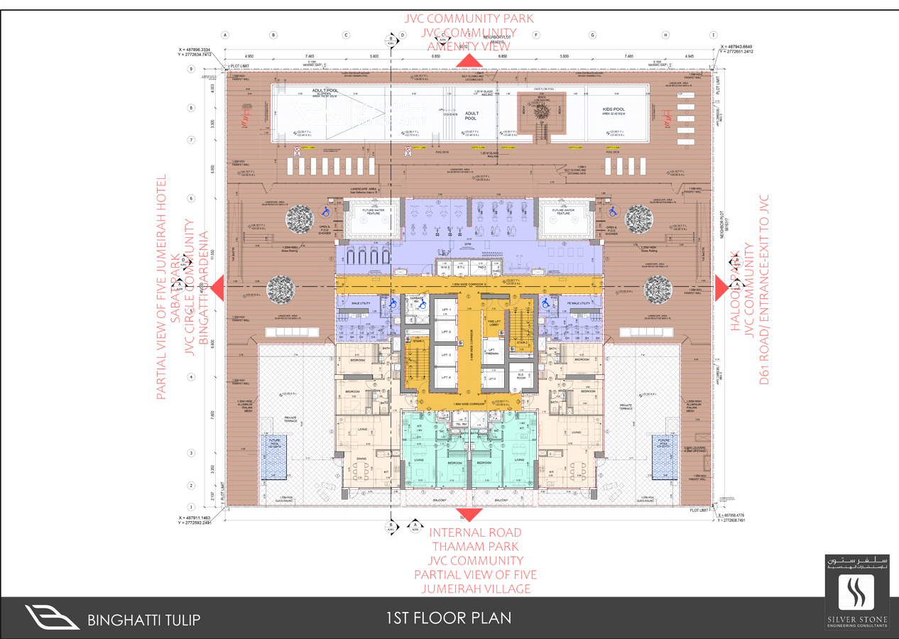 Binghatti Tulip floor plan 3