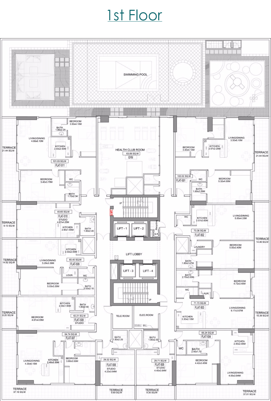 Dezire Residence floor plan 2