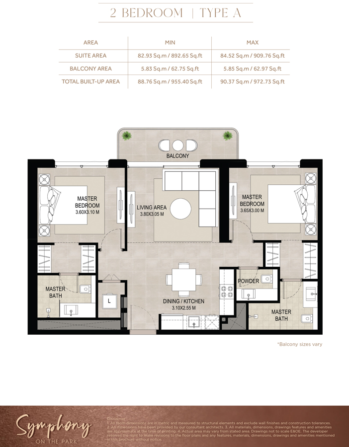 Symphony at Town Square floor plan 2