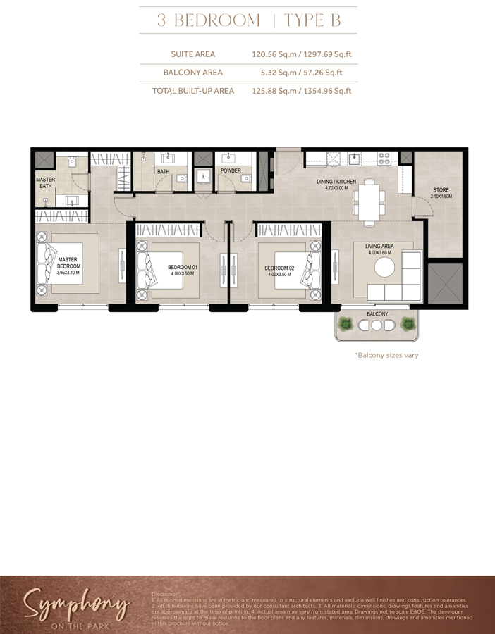 Symphony at Town Square floor plan 3
