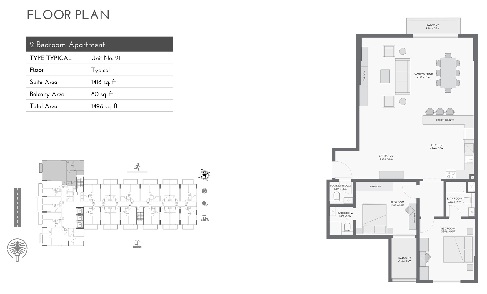 Equiti Gate floor plan 3