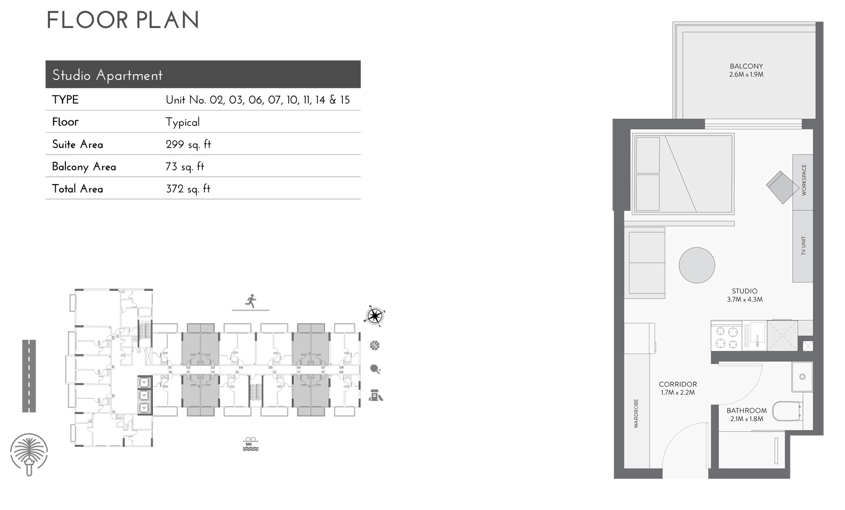 Equiti Gate floor plan 1