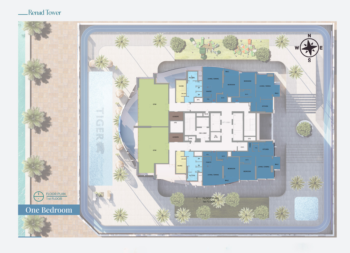 Renad Tower floor plan 2