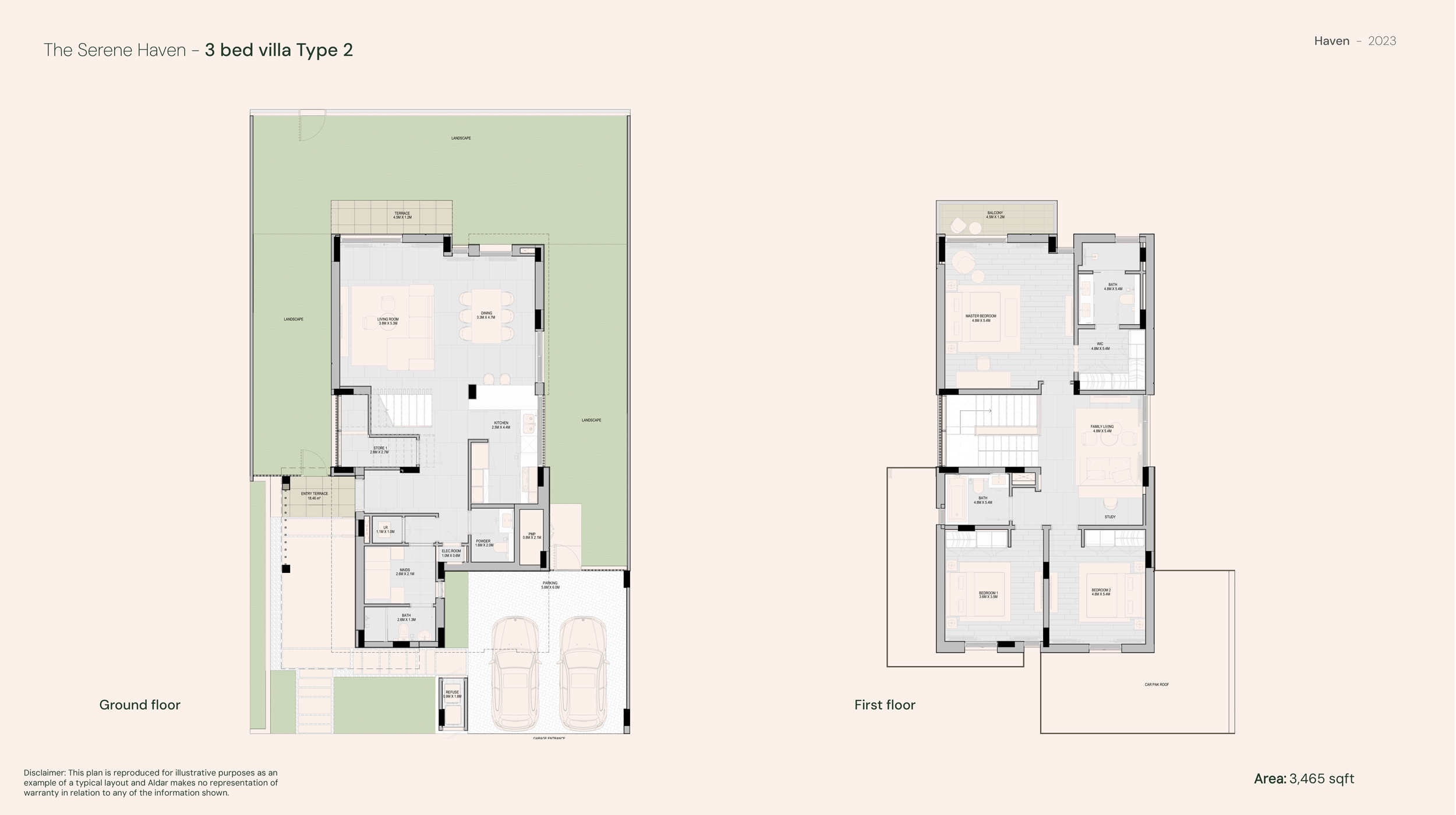 Haven by Aldar floor plan 2