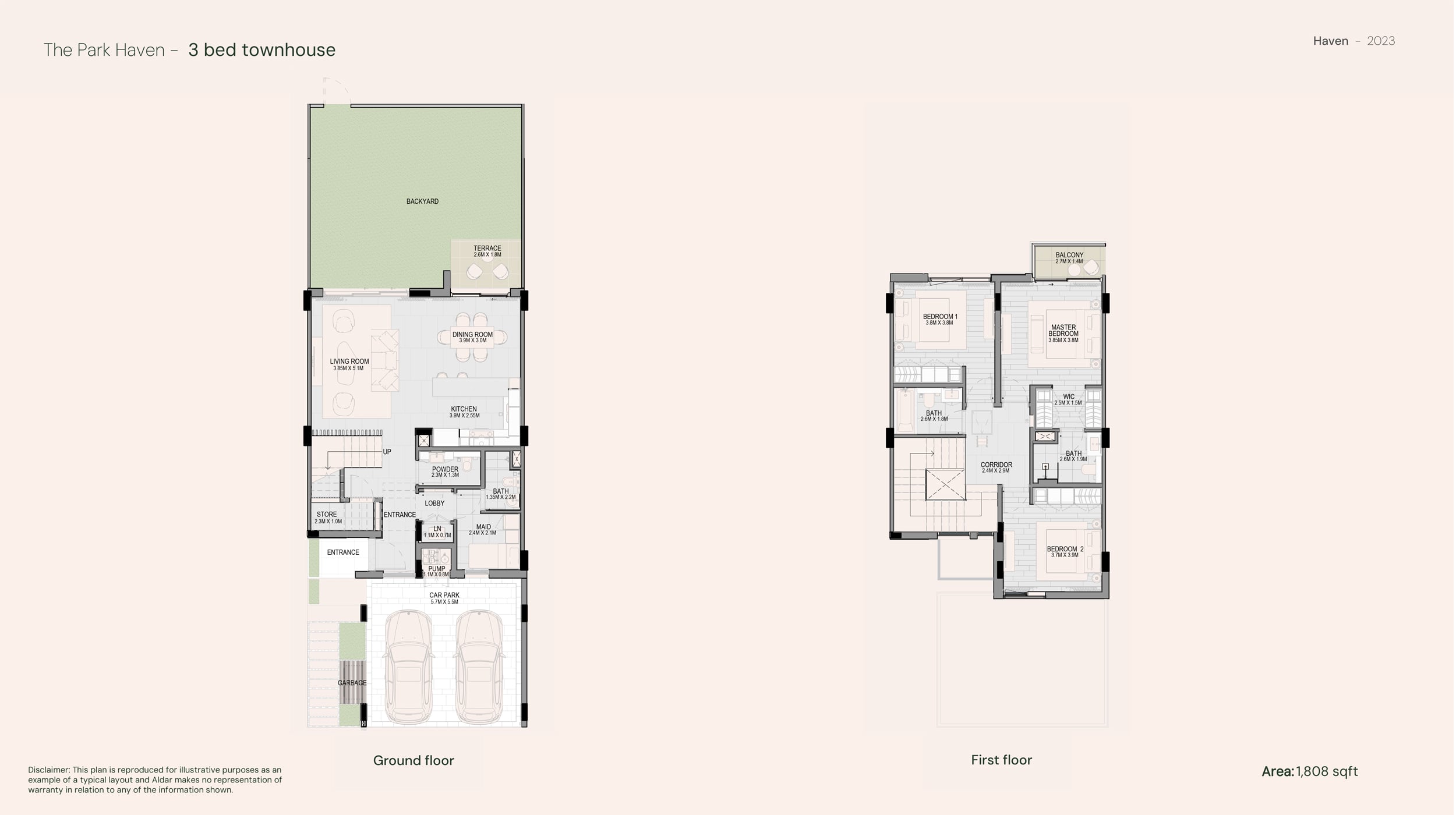 Haven by Aldar floor plan 1