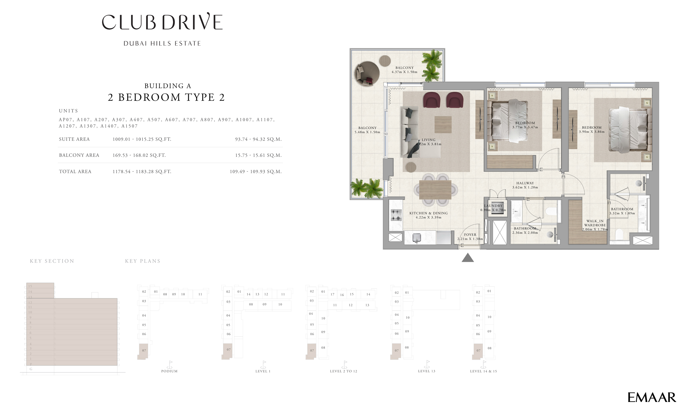 Emaar Club Drive floor plan 2