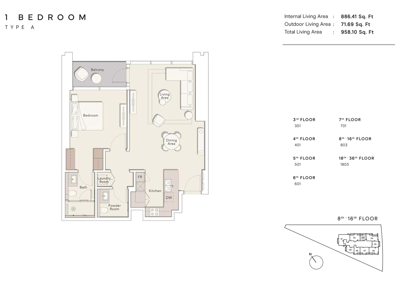 Ellington One River Point floor plan 2