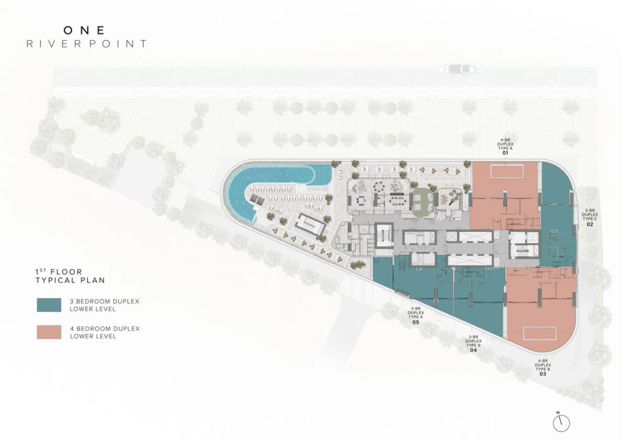 Ellington One River Point floor plan 3