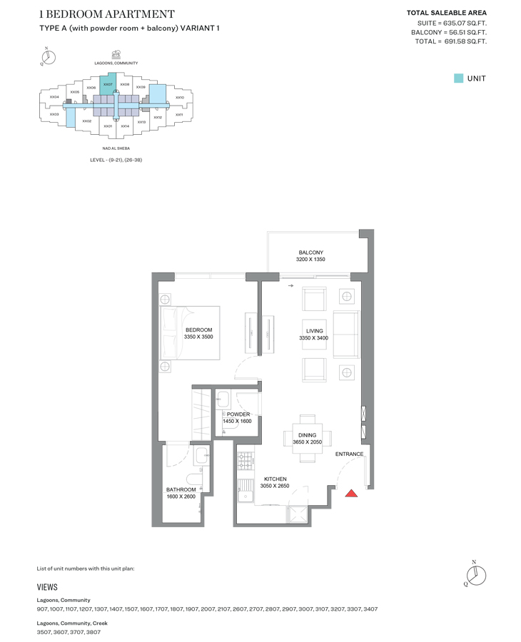 310 Riverside Crescent floor plan 1