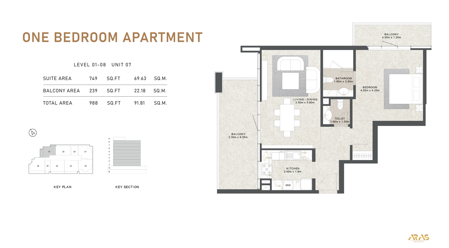 Aras Heights at Majan floor plan 2