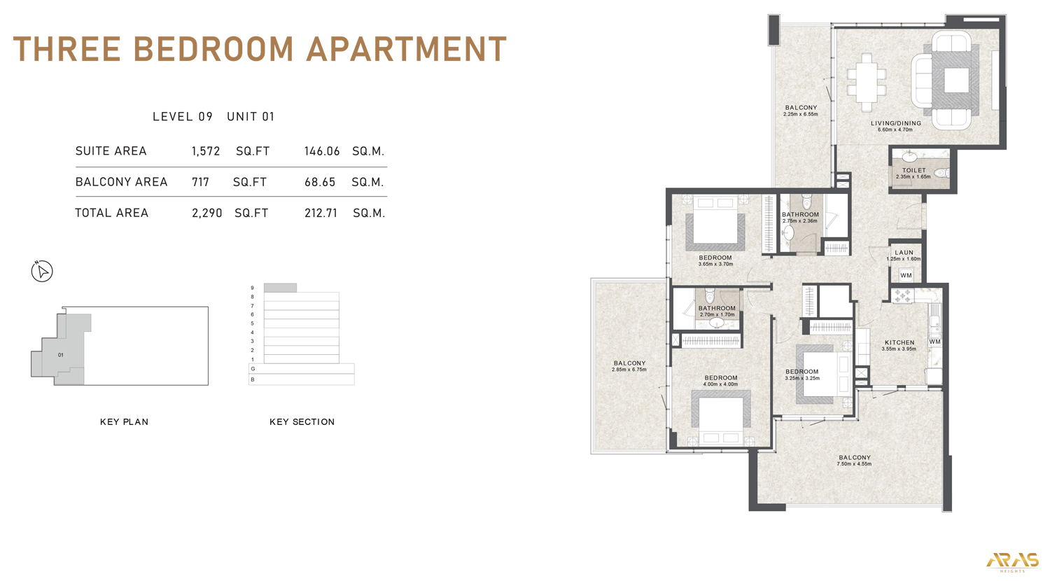 Aras Heights at Majan floor plan 4