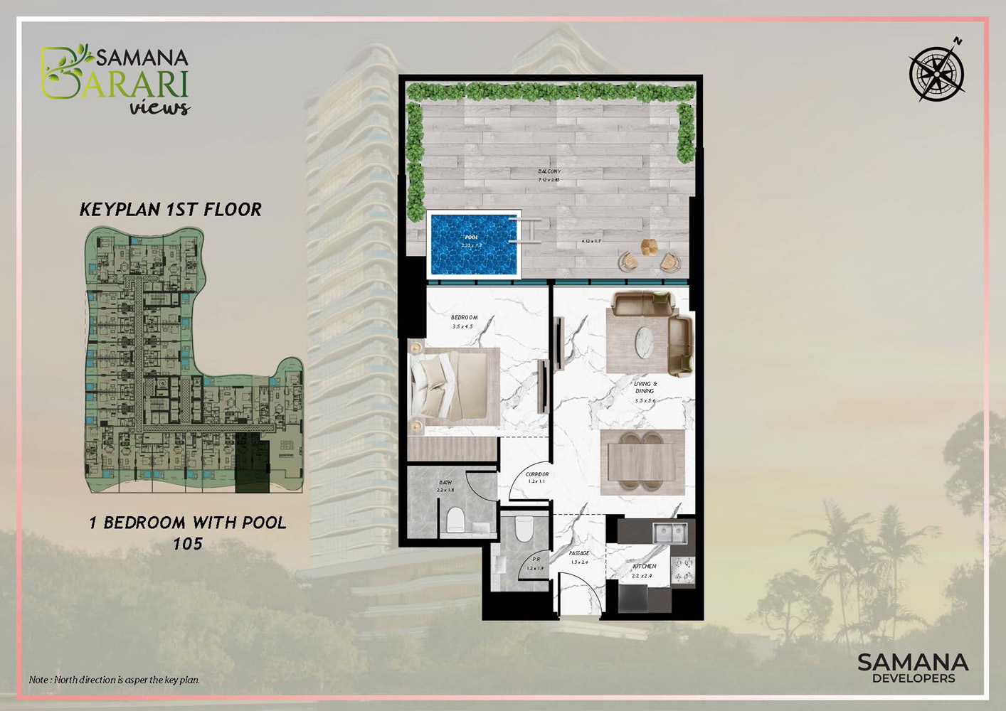 Samana Barari Views floor plan 2