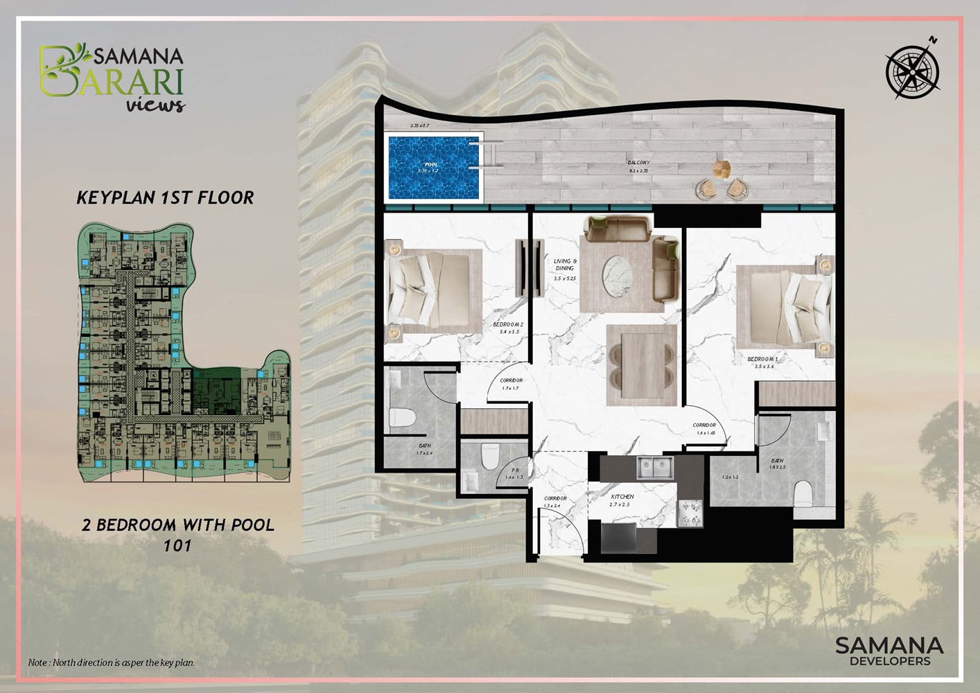 Samana Barari Views floor plan 3