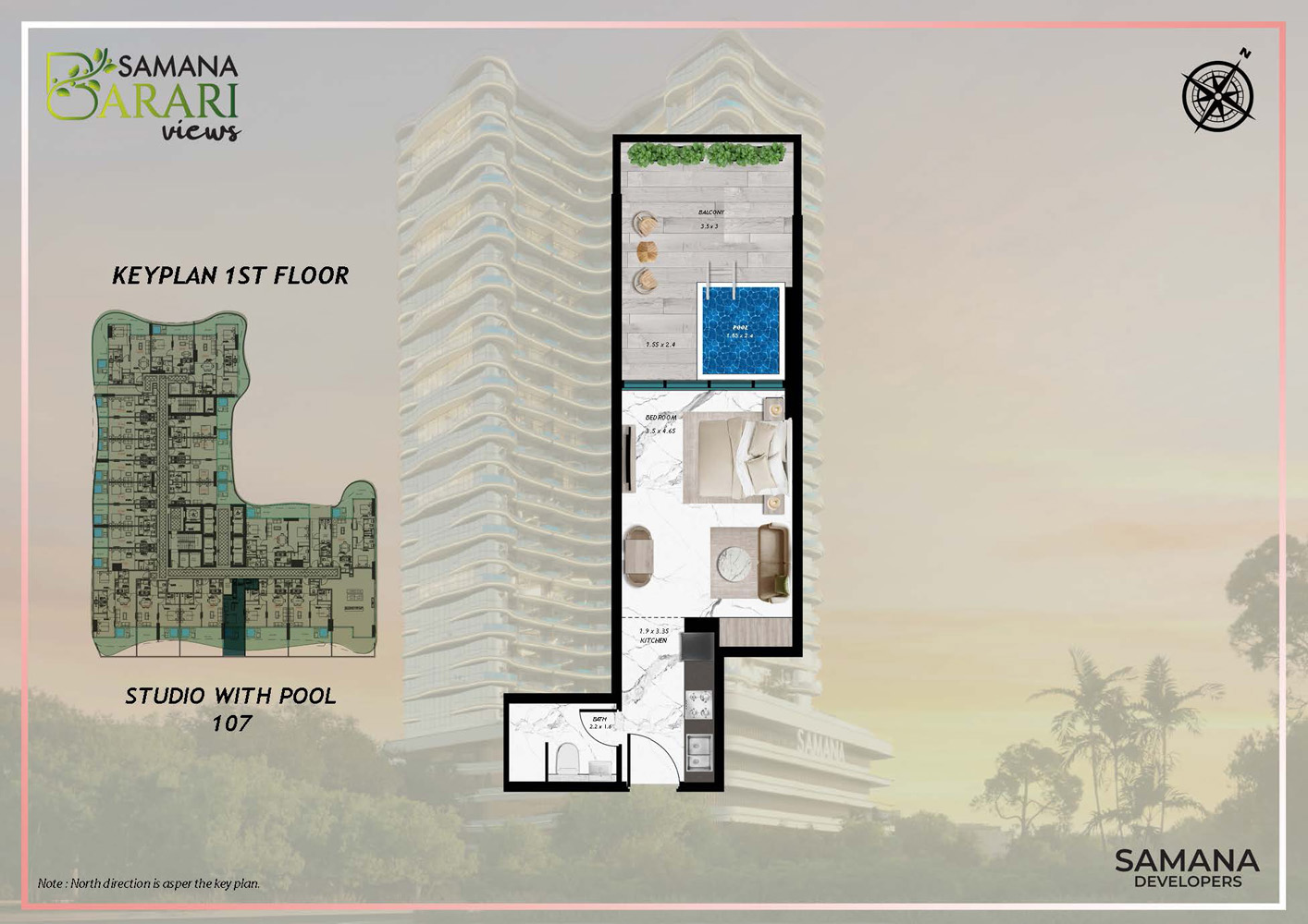 Samana Barari Views floor plan 1