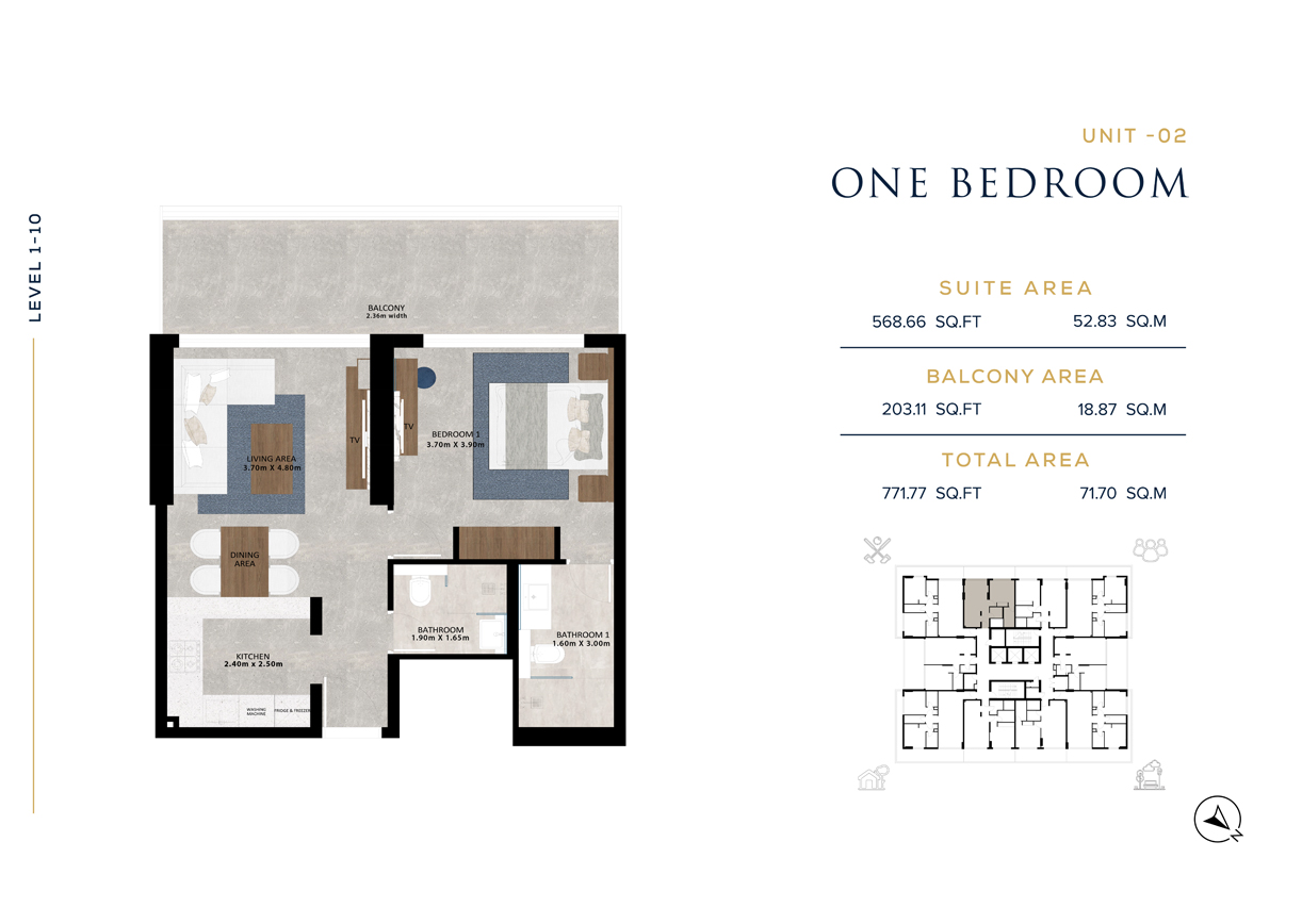 Aark Residences floor plan 1