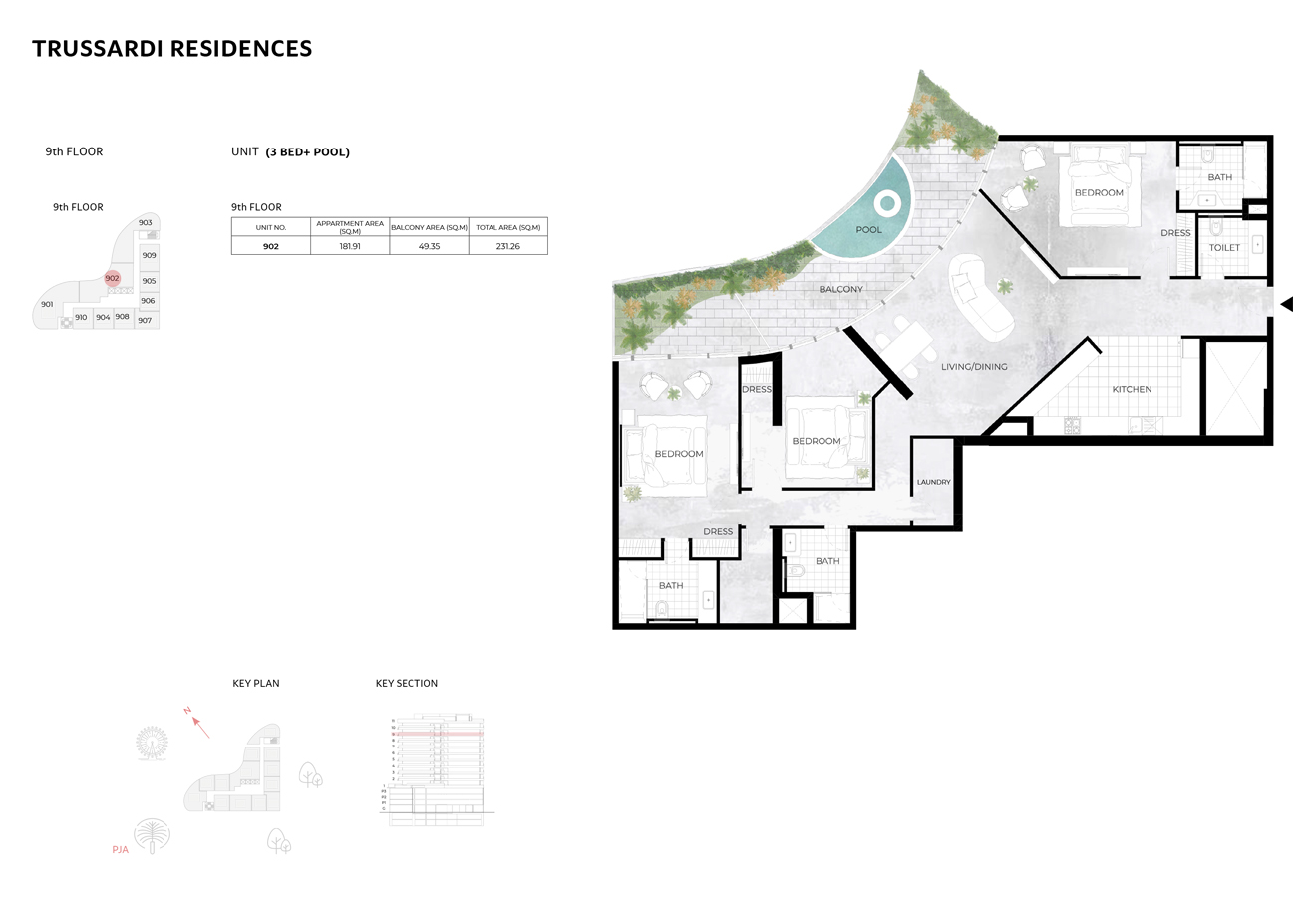 Trussardi Residences floor plan 3