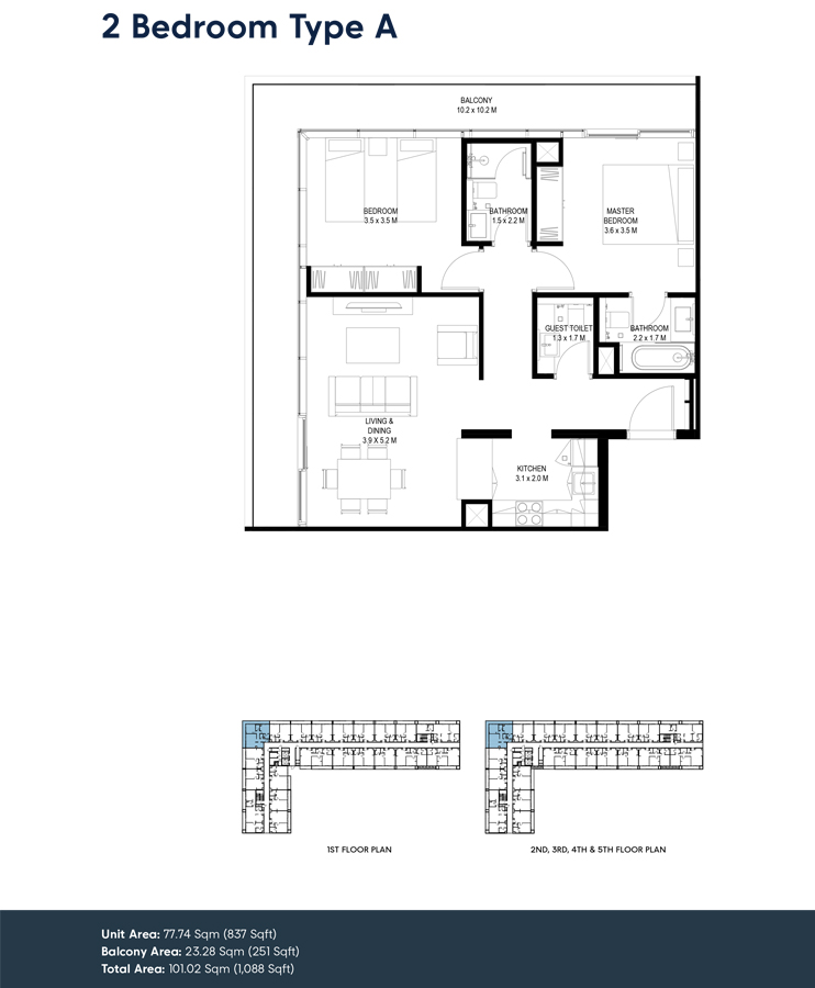 Sokoon 5 at Aljada floor plan 2