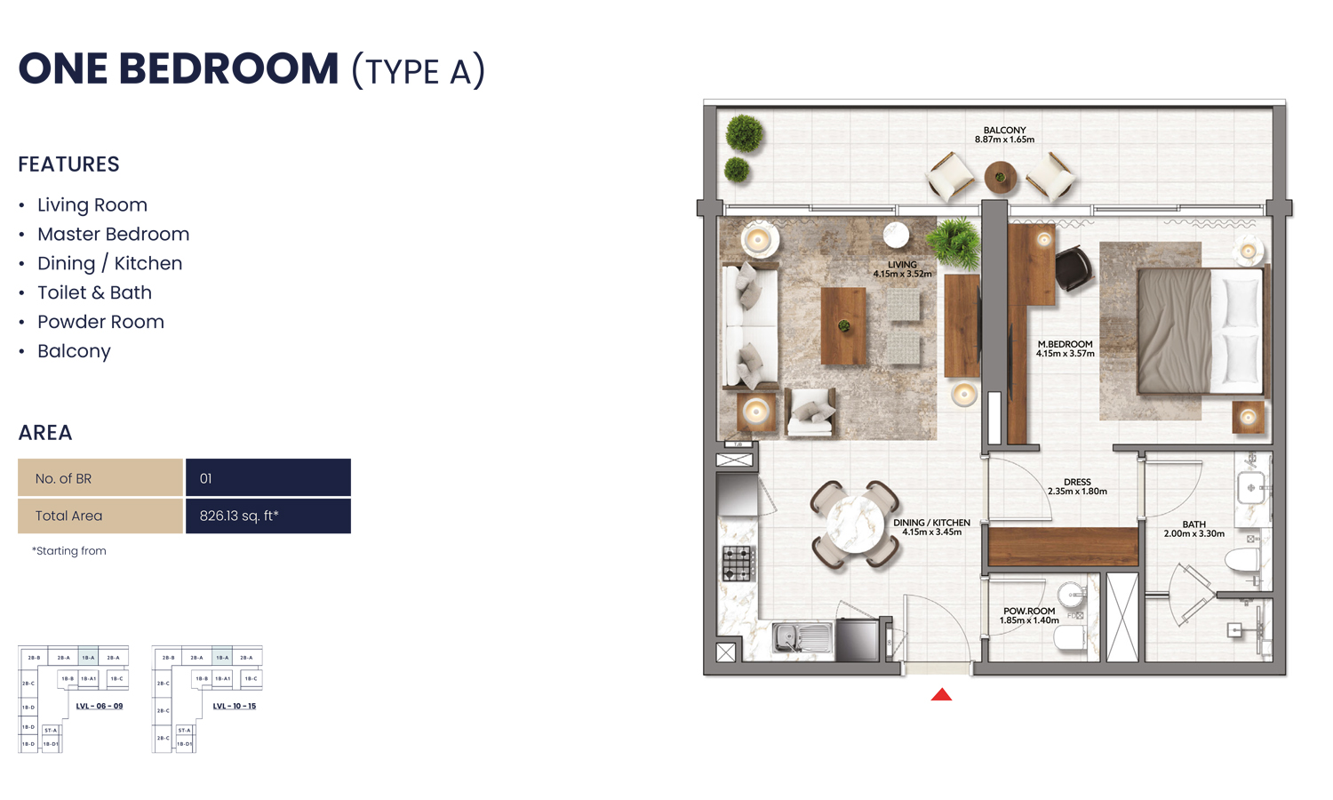 Mallside Residence floor plan 2