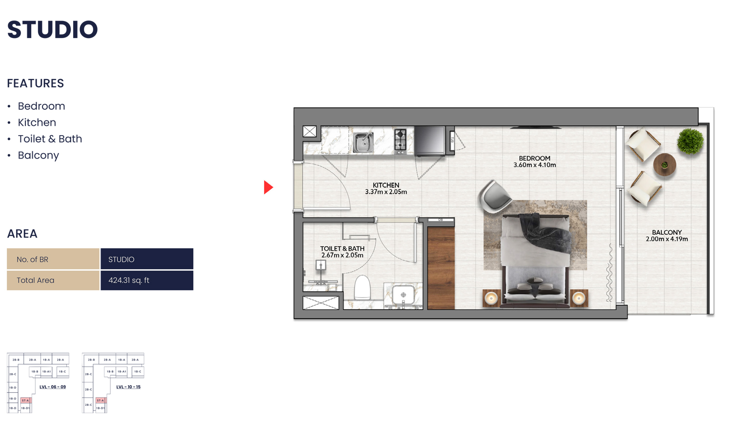 Mallside Residence floor plan 1