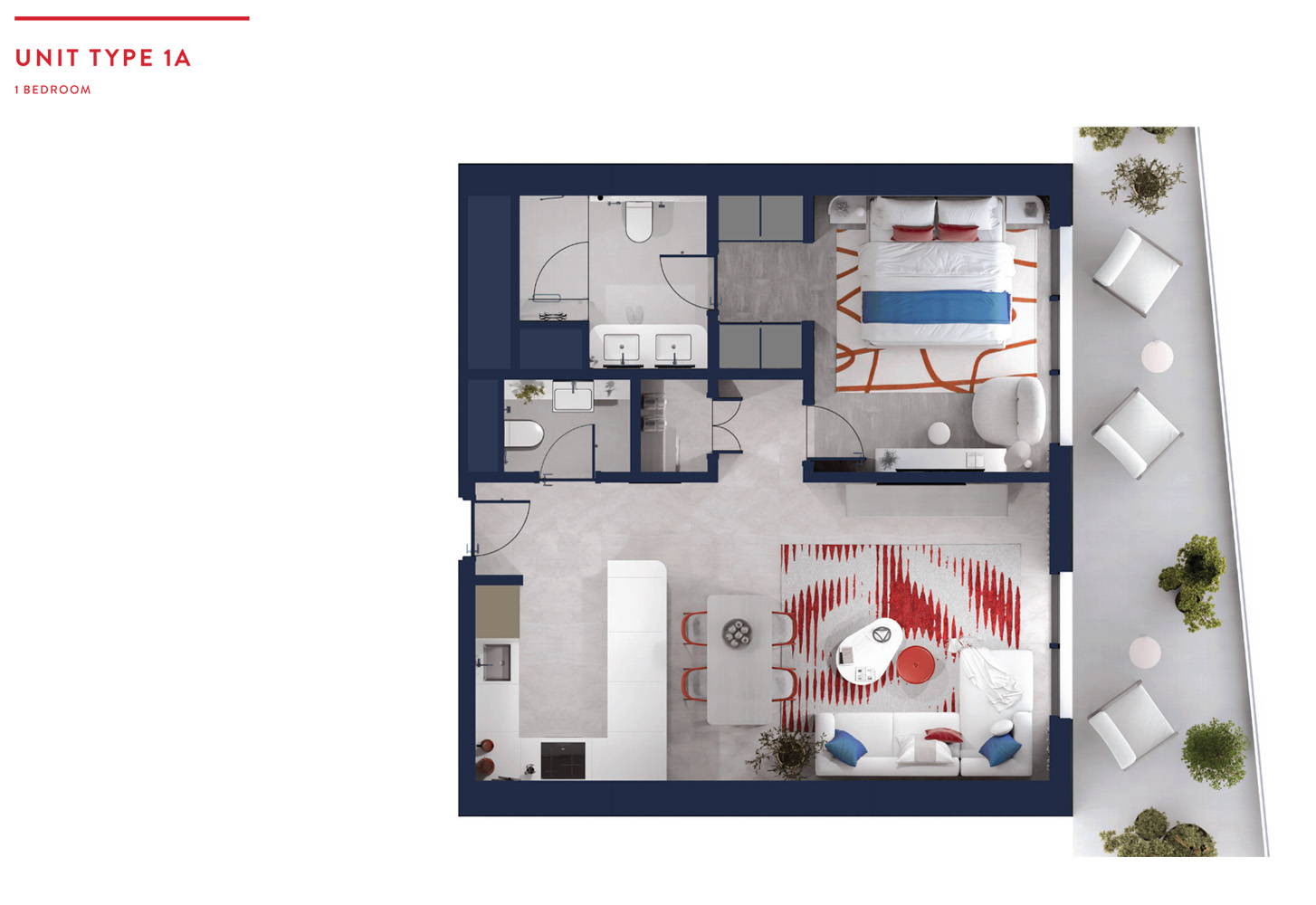 Rosso Bay Residences floor plan 1