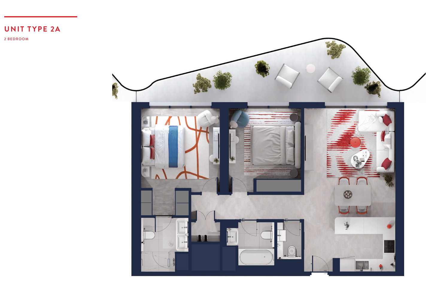 Rosso Bay Residences floor plan 2