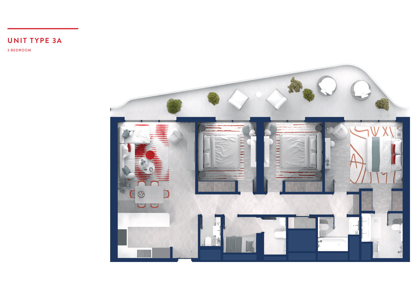 Rosso Bay Residences floor plan 3