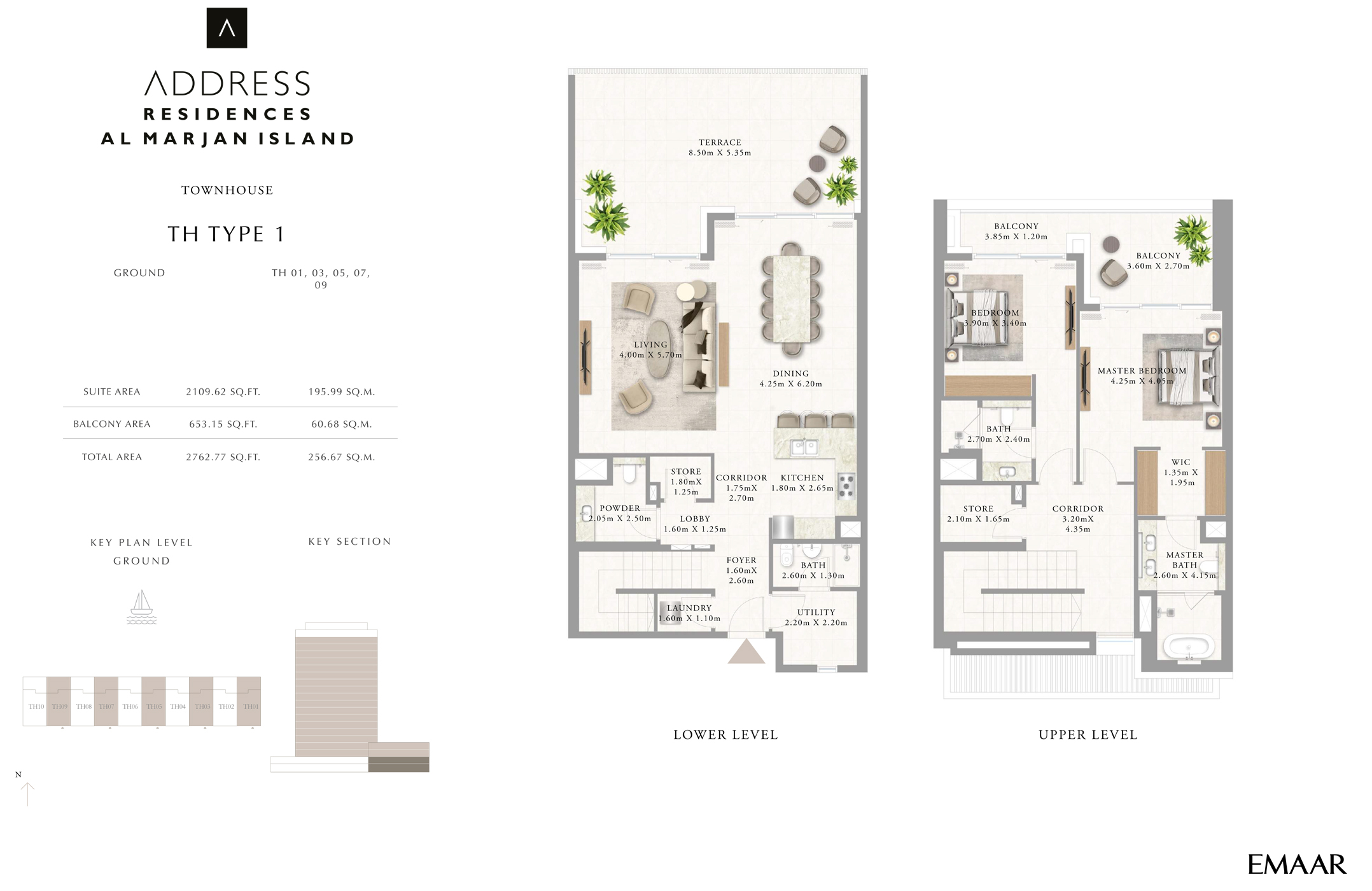 Address Residences at Al Marjan floor plan 3