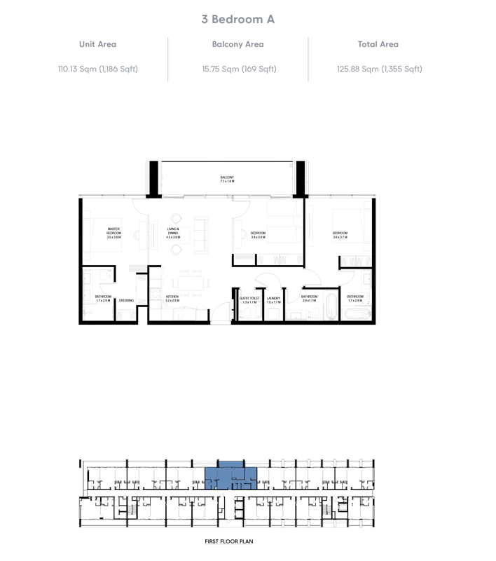 Arada IL Teatro Residences I floor plan 3