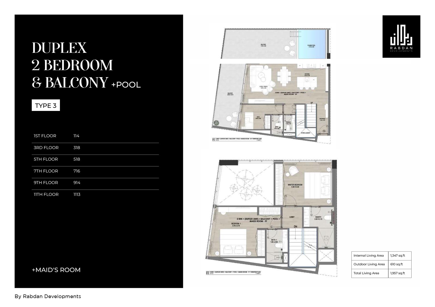 NAS 3 at Arjan floor plan 5