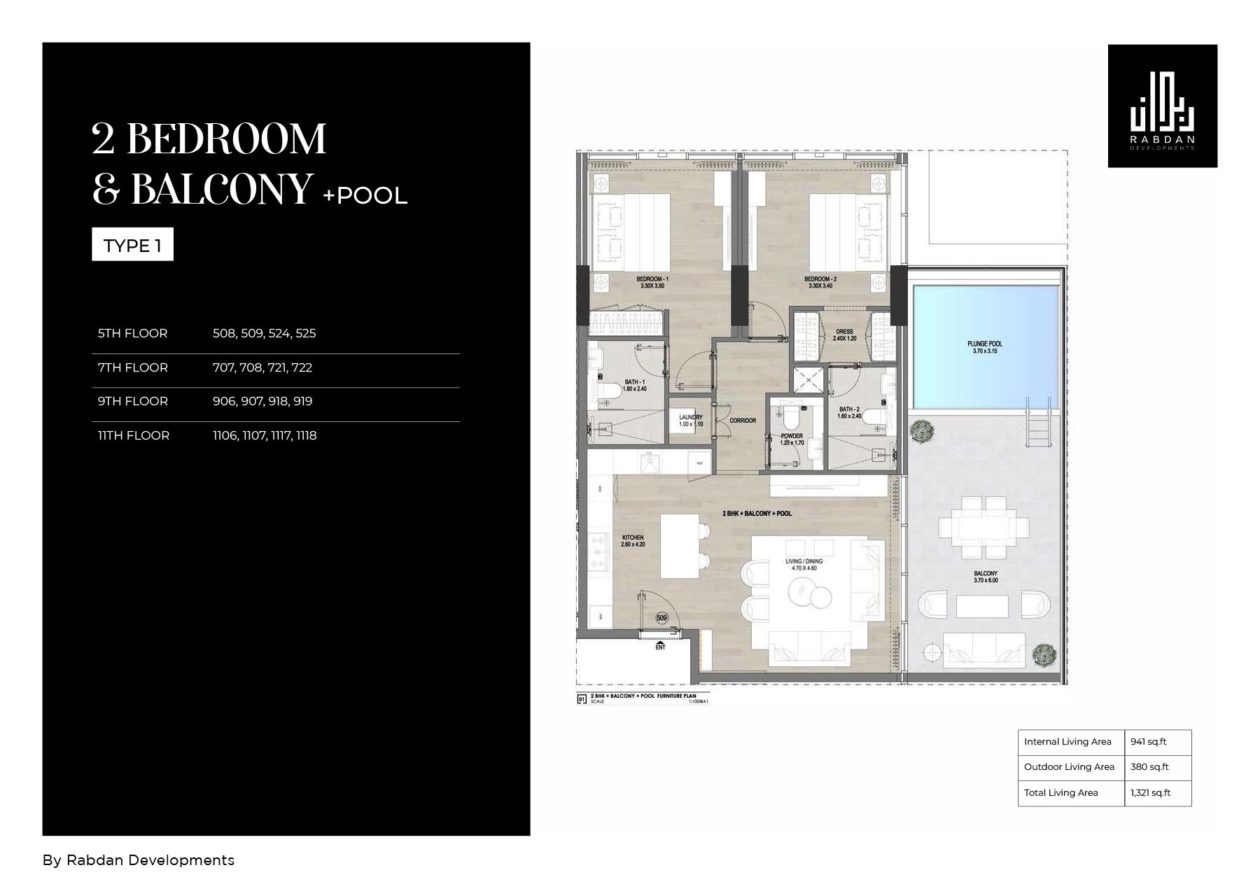 NAS 3 at Arjan floor plan 4